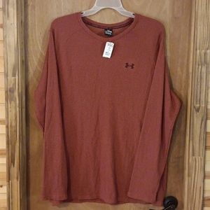 Men's Under Armour waffle knit long sleeve shirt - XXL